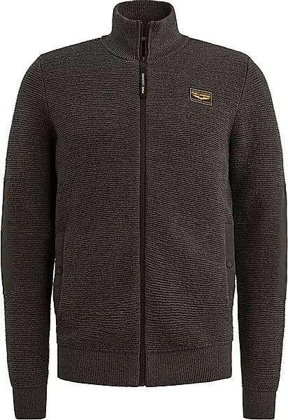 PME Legend Strickjacke Structure Anthrazit - Größe M günstig online kaufen