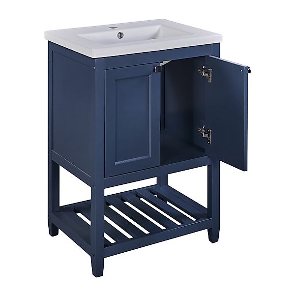 OKWISH Badmöbel-Set Badmöbel mit Keramik-Waschbecken, (Einzel günstig online kaufen