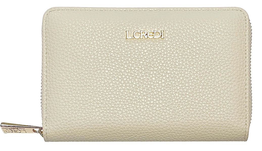 L. CREDI Geldbörse L.CREDI-Damen-Börse-Ziparound mittel RFID PERLA creme günstig online kaufen
