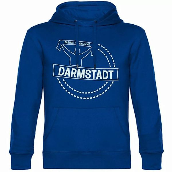 multifanshop Kapuzensweatshirt Darmstadt - Meine Fankurve - Pullover günstig online kaufen