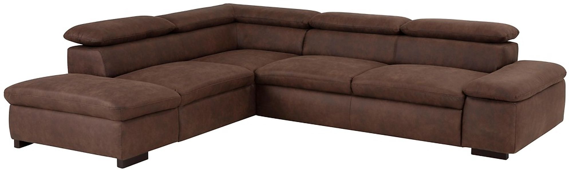 Home affaire Ecksofa "Alberto L-Form" mit Kopfteilverstellung, wahlweise mi günstig online kaufen