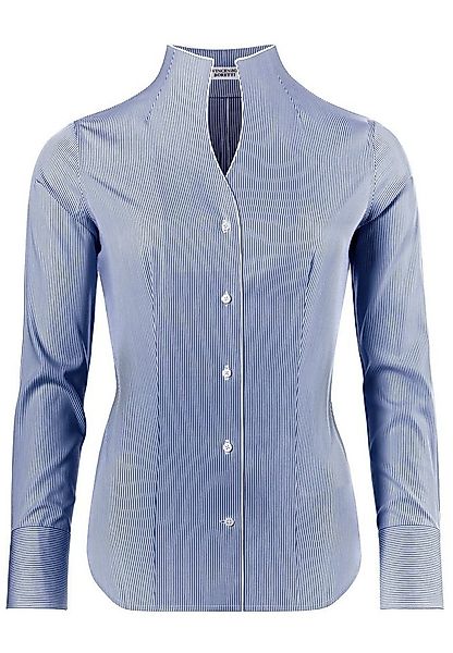 Vincenzo Boretti Klassische Bluse leicht tailliert Kelchkragen günstig online kaufen