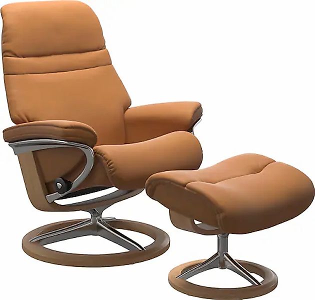 Stressless® Relaxsessel »Sunrise« Relaxsessel mit Hocker, mit Signature Bas günstig online kaufen