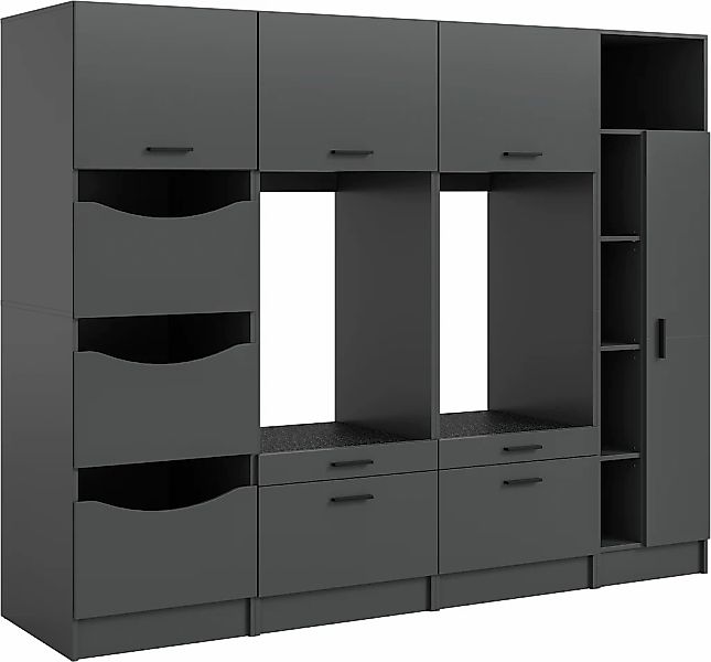 welltime Badmöbel-Set "FALAS, TOPSELLER, 4-teilig, Hauswirtschaftsraum Set, günstig online kaufen