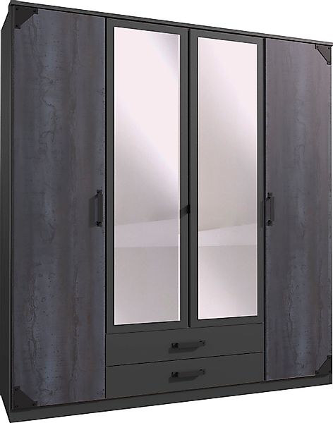 Wimex Drehtürenschrank Bochum mit Spiegel günstig online kaufen