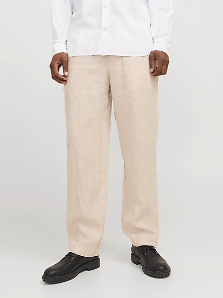 Jack & Jones Chinohose "JPSTKARL LAWRENCE LINEN CHINO SN" Leinen, locker ge günstig online kaufen