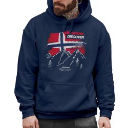 Neverless Hoodie Hoodie Herren Frontprint Norwegen günstig online kaufen