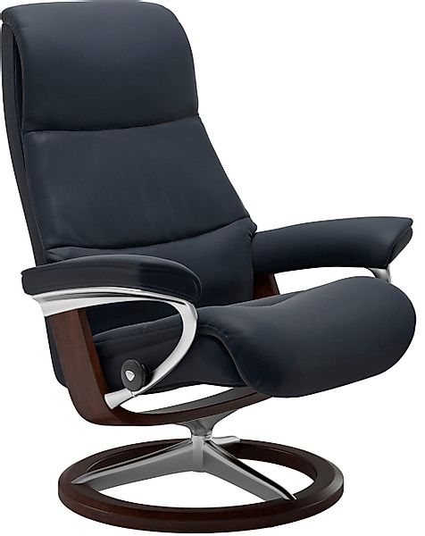 Stressless Relaxsessel "View" mit Signature Base, Größe L,Gestell Braun günstig online kaufen
