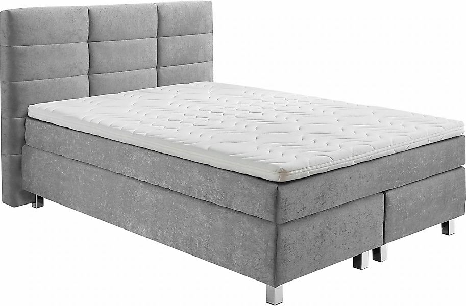 Westfalia Schlafkomfort Boxspringbett wahlweise mit Kaltschaum-Topper günstig online kaufen
