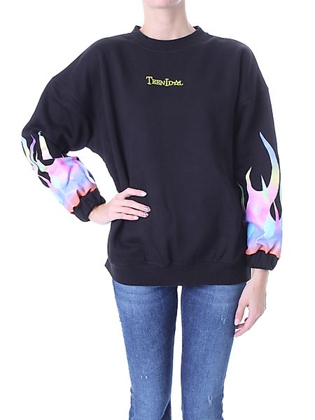 teen idol Sweatshirt Damen schwarz cotone günstig online kaufen