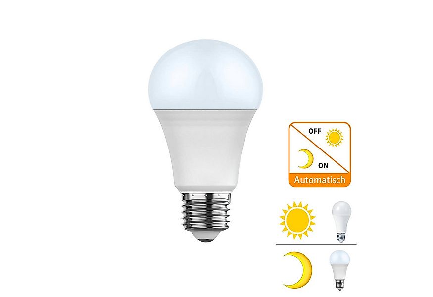 Jibenhome LED-Leuchtmittel E27 Glühbirne mit Bewegungsmelder Dämmerungssens günstig online kaufen