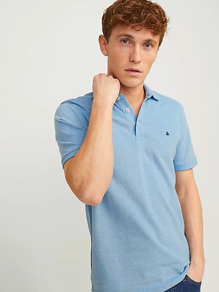 Jack & Jones Poloshirt Polo Shirt JJEPAULOS Sommer Hemd Kragen Pique Cotton günstig online kaufen