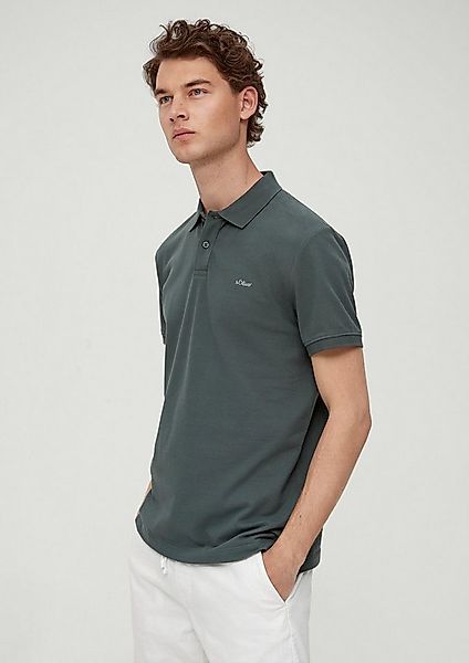 s.Oliver Kurzarmshirt Polo-Shirt Poloshirt aus Baumwoll-Piqué günstig online kaufen