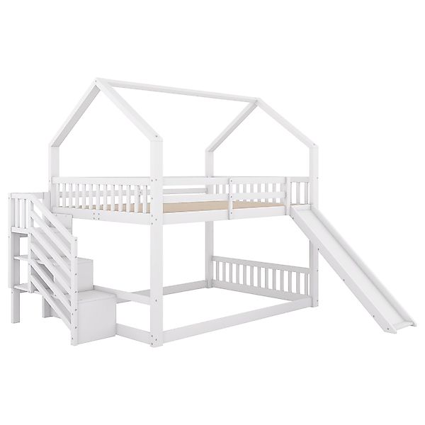 TavilaEcon Etagenbett Kinderbett Jugendbett Hausbett mit günstig online kaufen