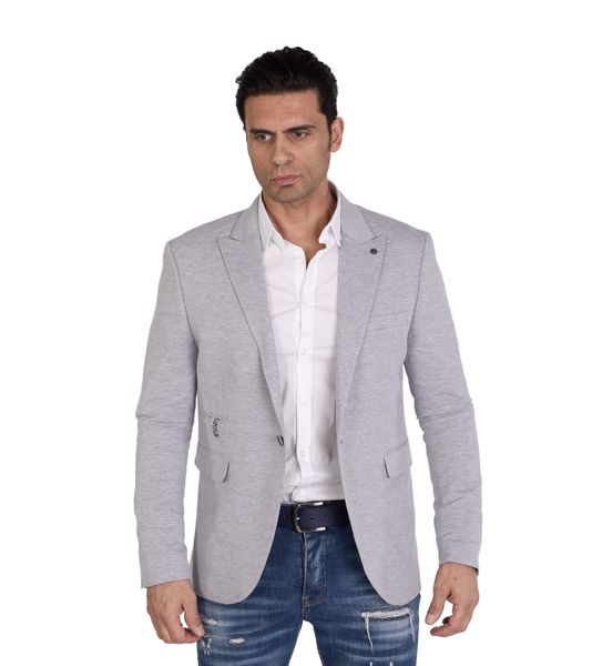 Denim Distriqt Jerseysakko Herren Slim Fit günstig online kaufen