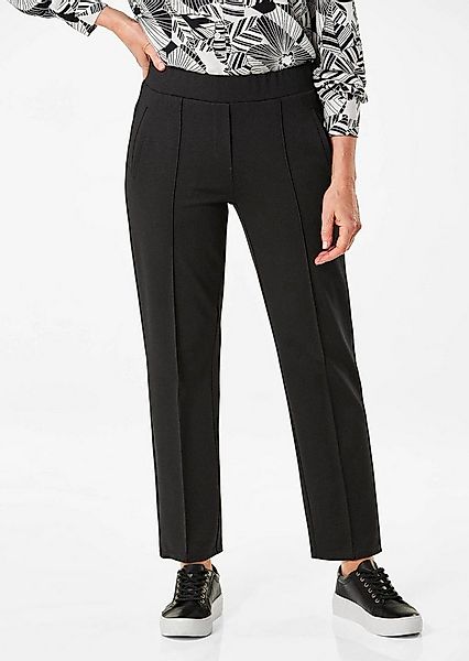 GOLDNER Stoffhose Elegante Jerseyhose mit Biese Knöchellange Stoffhose mit günstig online kaufen