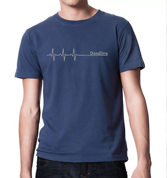 Deadline ;) Vintaget-shirt In Blau günstig online kaufen