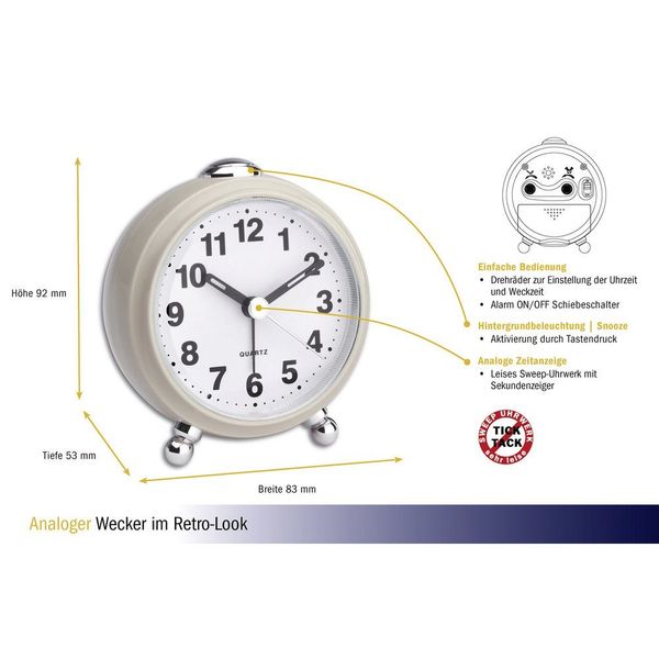 TFA Dostmann Wecker TFA Dostmann 60.1030.09 günstig online kaufen