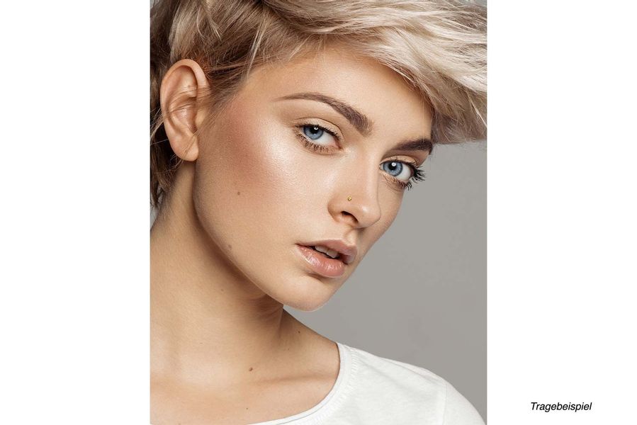 PIERCINGLINE Nasenpiercing Titan Nasenstecker Spirale KUGEL günstig online kaufen
