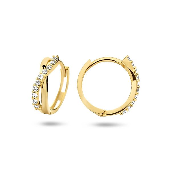 NICEANDnoble Klappcreolen Klappcreolen 375er Gelbgold kleine günstig online kaufen