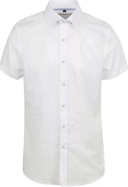 Suitable Short Sleeve Hemd Leinen Weiß - Größe S günstig online kaufen
