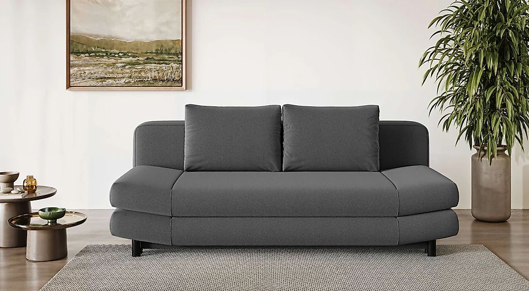 Home affaire 3-Sitzer "LENNARA Schlafsofa mit Bettkasten, Maße B/T/H: 209/9 günstig online kaufen