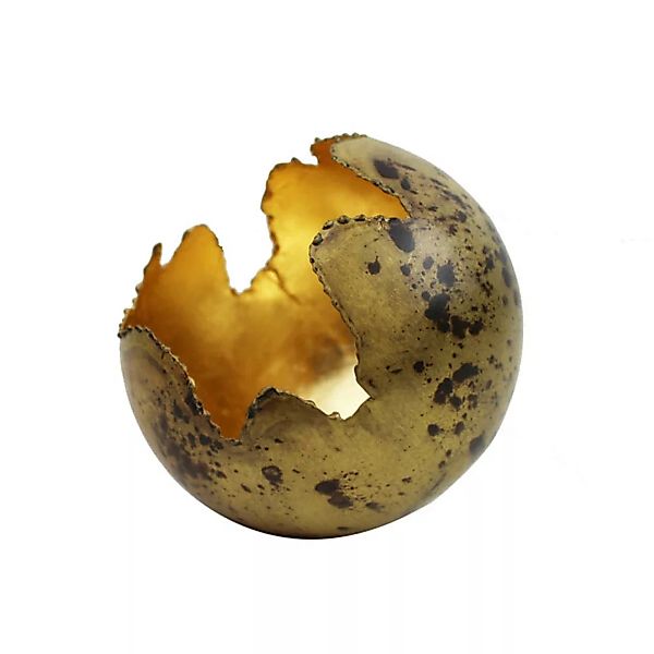 Windlicht Aus Metall Fireball Gold/ Bronze günstig online kaufen