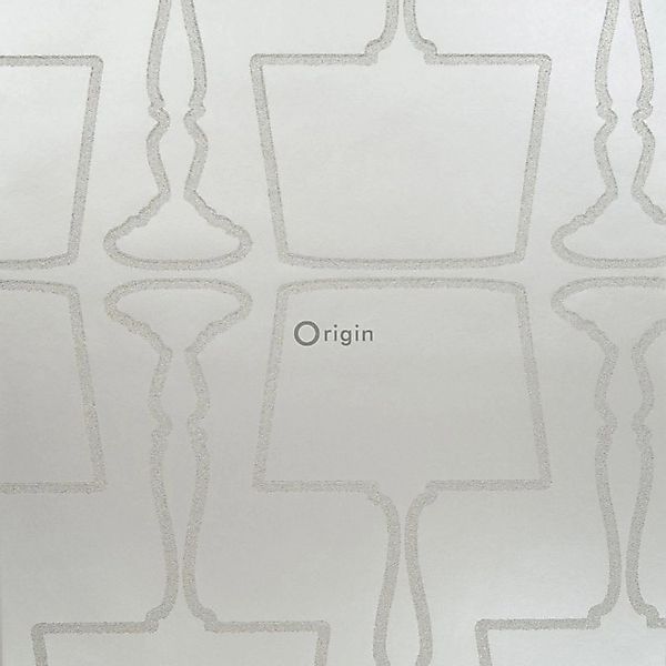 Origin Wallcoverings Tapete Lampen Silber 52 cm x 10.05 m günstig online kaufen