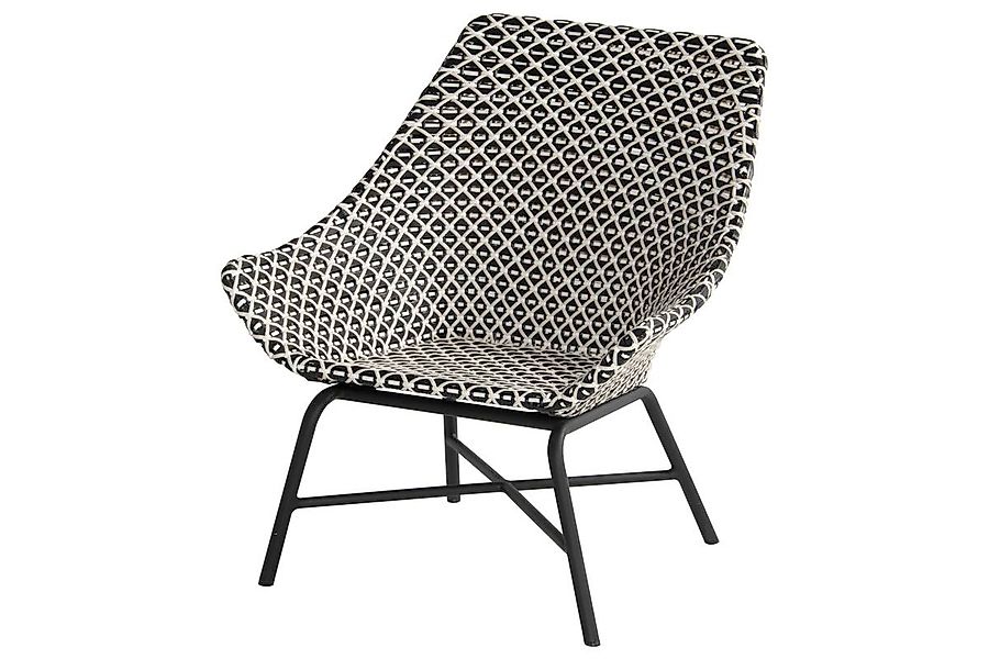 Delphine Outdoor Loungesessel Schwarz günstig online kaufen