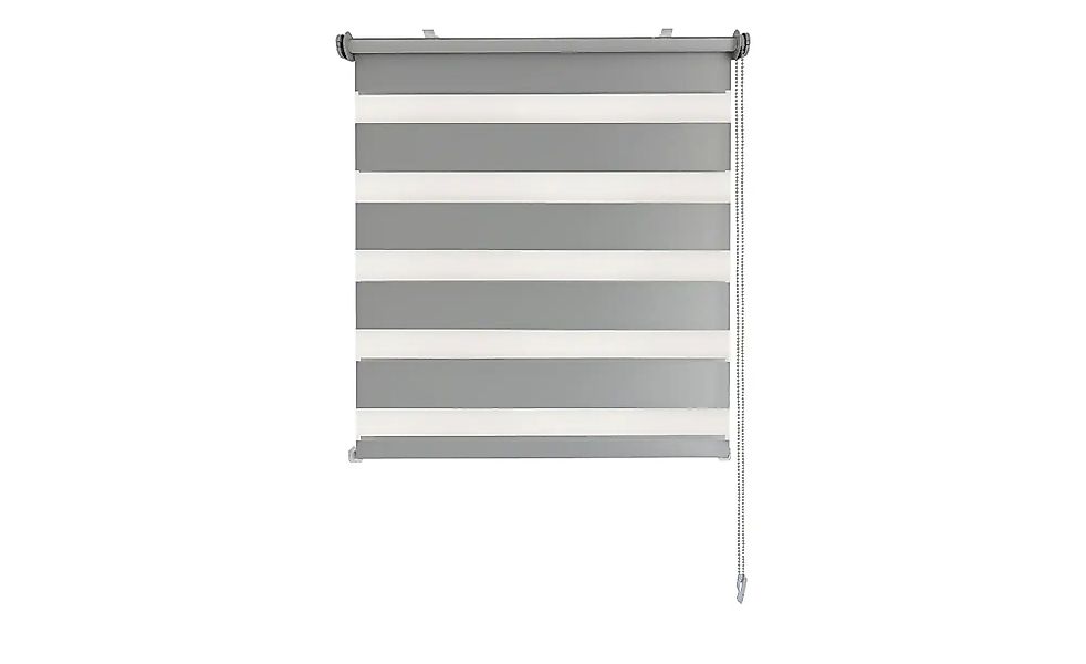 como Seitenzugrollo  D&N Duorollo Blackout ¦ grau ¦ Synthetische Materialie günstig online kaufen