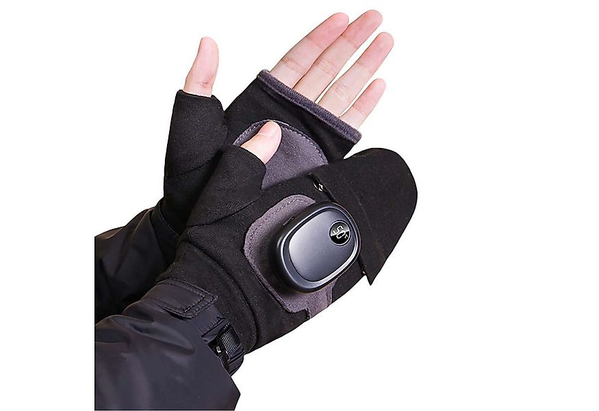 Refttenw Strickhandschuhe Wiederaufladbare Handschuhe,ingerlose Beheizte Ha günstig online kaufen