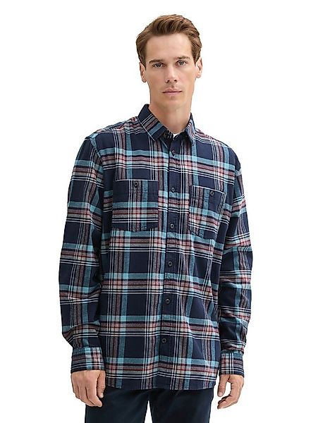 TOM TAILOR Langarmhemd mit Karo Muster günstig online kaufen