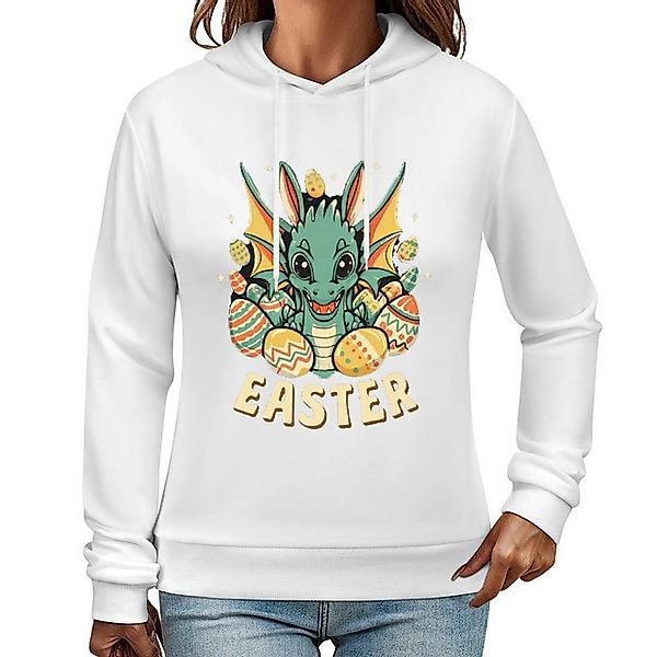 MC Star Hoodie Langarm-Kapuzenpullover mit Osterhasen-Motiv für Damen (weic günstig online kaufen