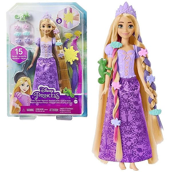 Mattel® Anziehpuppe Haarspiel-Set Rapunzel Mode Fashion Puppe Disney Prince günstig online kaufen