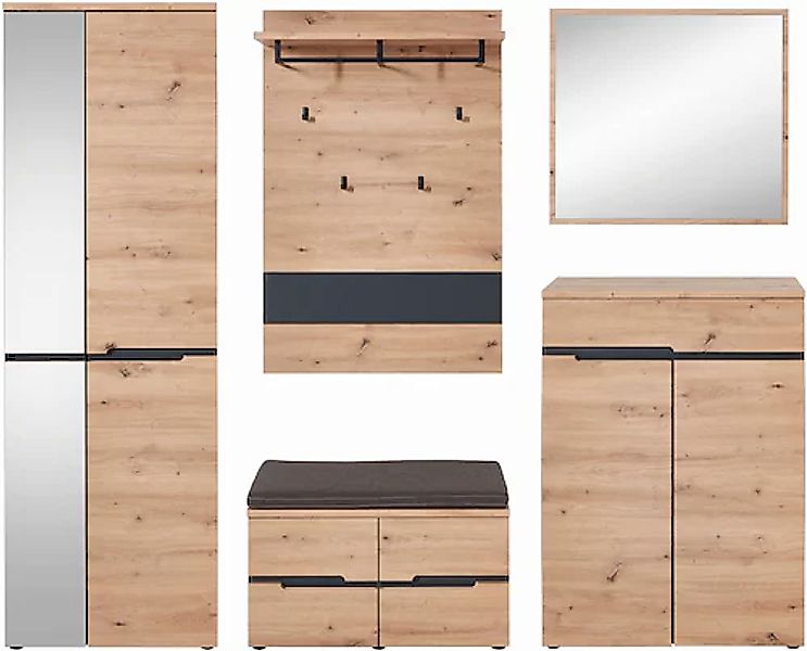 Innostyle Garderoben-Set "MEMPHIS", (Komplett-Set, 5 St.) günstig online kaufen