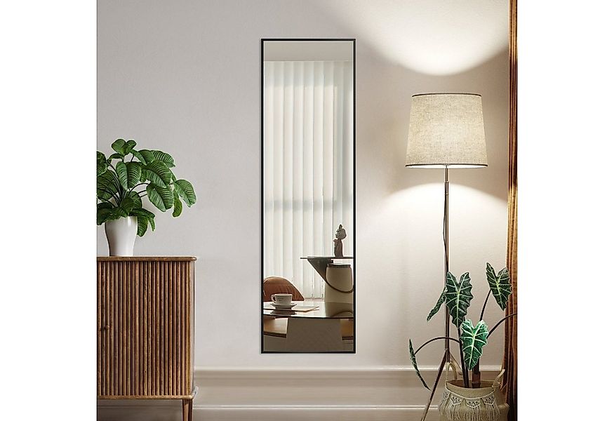 Boromal Spiegel Flur Ganzkörper 150x50 160x40 140x40 Flurspiegel schwarz (W günstig online kaufen