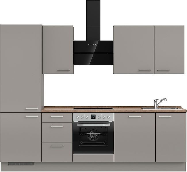 nobilia Küchenzeile ""Laser II", Ausrichtung wählbar, Breite 270 cm" vormon günstig online kaufen