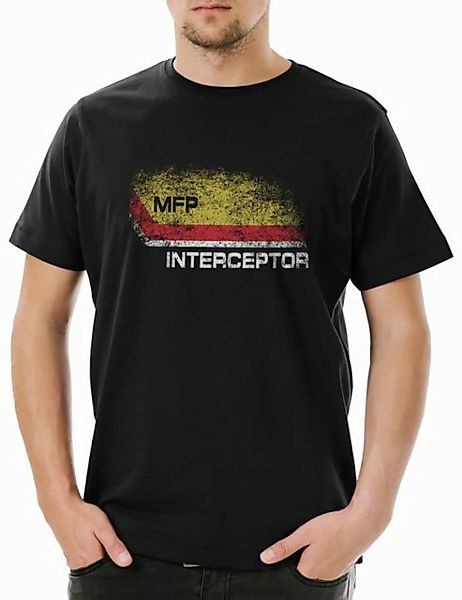 Urban Backwoods Print-Shirt Inter I Main Force Patrol Logo Herren T-Shirt i günstig online kaufen