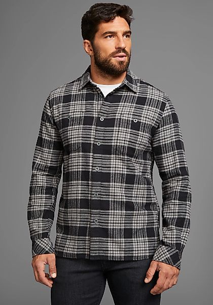 Mans World Flanellhemd, mit Brusttasche günstig online kaufen