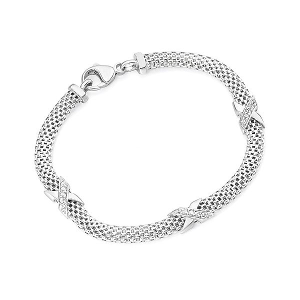Smart Jewel Armband "edel mit Zirkonia Steinen, Silber 925" günstig online kaufen