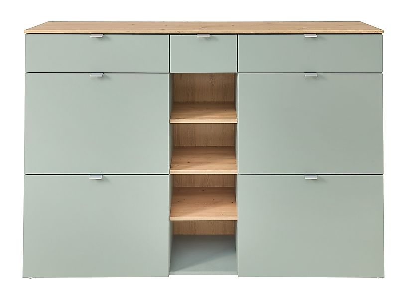 Innostyle Garderoben-Set (2-teilig) Schilfgrün / Eiche günstig online kaufen