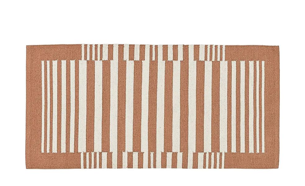 Kelim-Teppich  Buri ¦ orange ¦ Baumwolle ¦ Maße (cm): B: 60 Teppiche > Natu günstig online kaufen