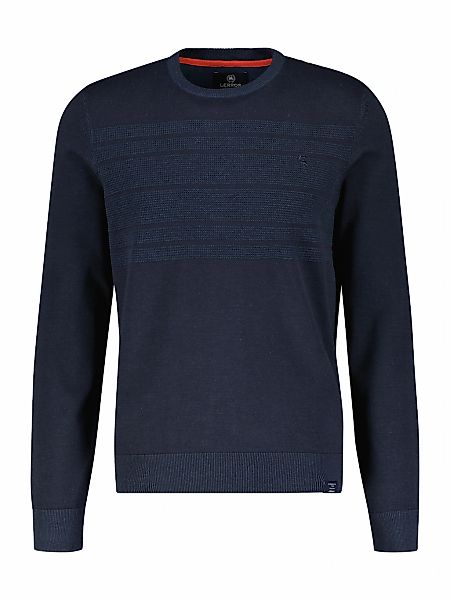 LERROS Strickpullover "LERROS Strickpullover, tonal gestreift" günstig online kaufen