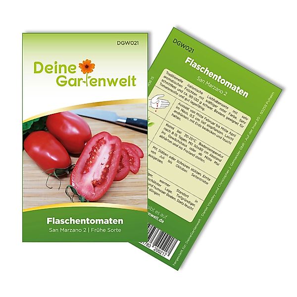 Deine Gartenwelt Flaschentomate San Marzano Samen günstig online kaufen