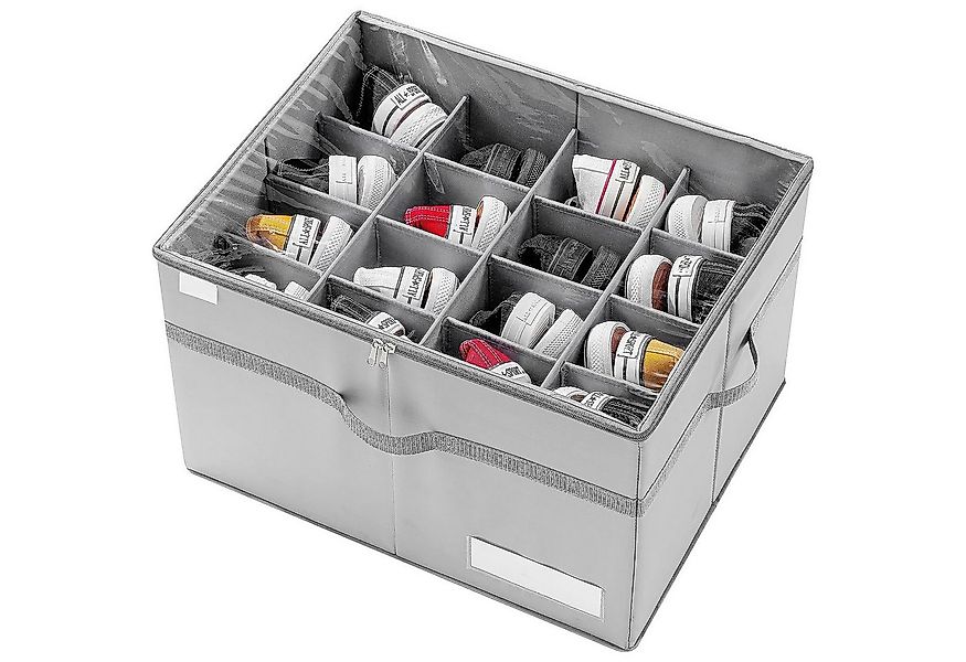 STILVORA Schuhbox Faltbarer Schuhkarton Aufbewahrungsbox Schuh-Organizer (f günstig online kaufen