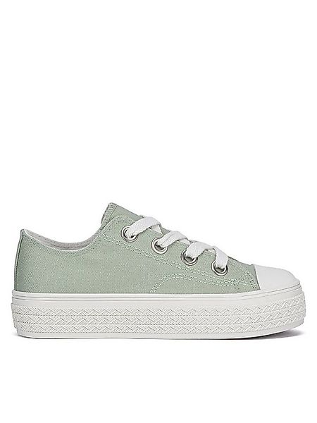 Jenny Fairy Jenny Fairy Sneakers aus Stoff Damen WFA2916-1 Grün Sneaker günstig online kaufen