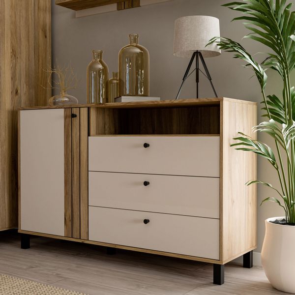 FORTE Sideboard "Killarney" Sideboard, Stauraum, Soft Close, Metallgriffe günstig online kaufen