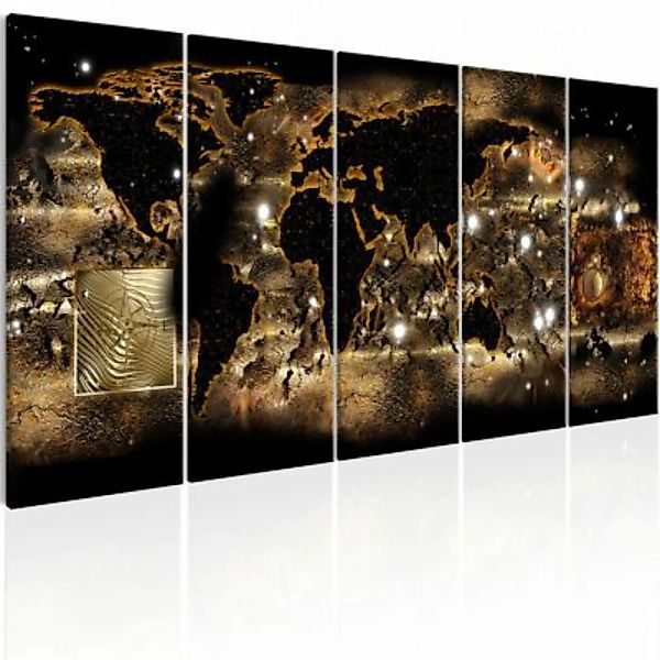 artgeist Wandbild World at Night mehrfarbig Gr. 200 x 80 günstig online kaufen