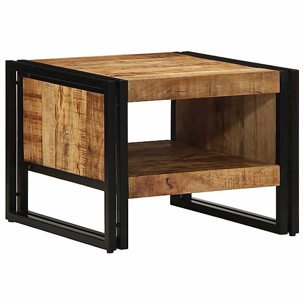 vidaXL Couchtisch 50x50x38 cm Raues Massivholz Mango 4102712 günstig online kaufen