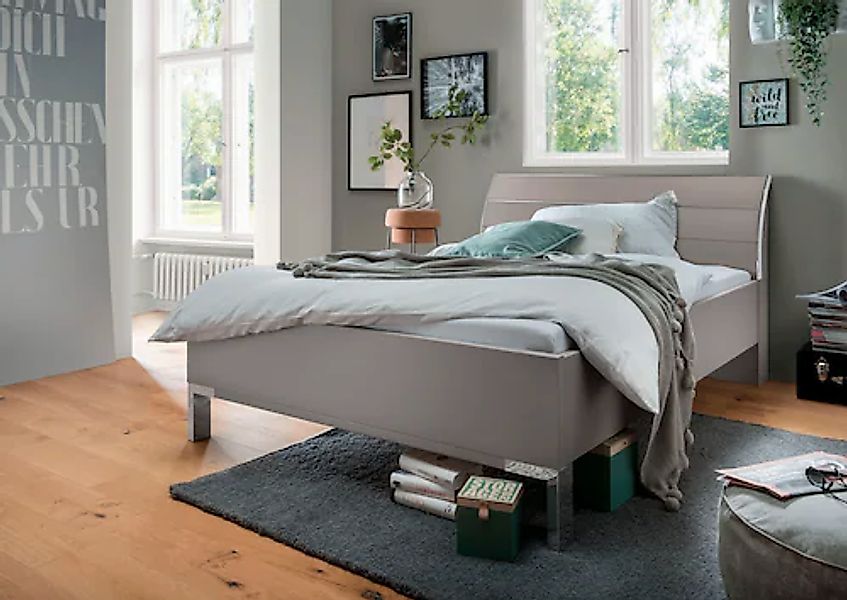 WIEMANN Futonbett "Monaco, 4-fache Liegehöhenverstellung" mit stilvollem Ho günstig online kaufen